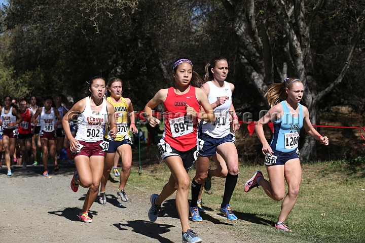 2013SIXCHS-091.JPG - 2013 Stanford Cross Country Invitational, September 28, Stanford Golf Course, Stanford, California.